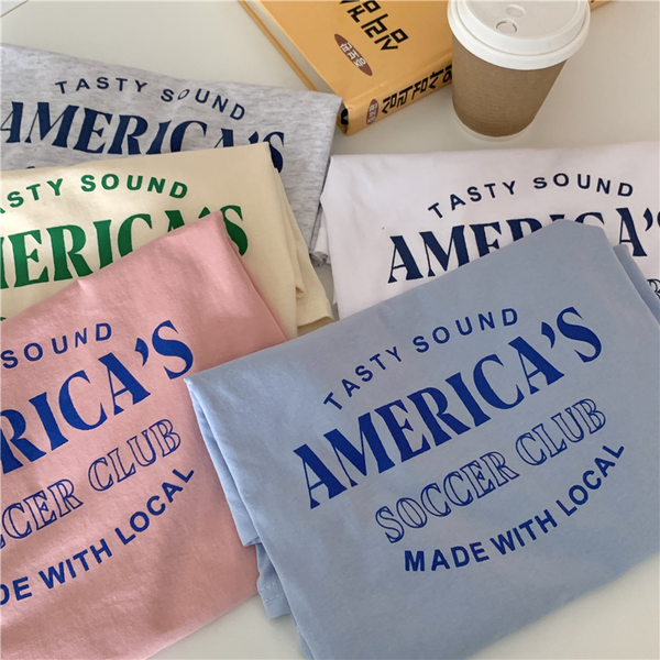 AMERICAプリントTシャツ